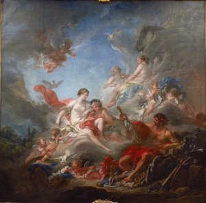 Las fraguas de Vulcano de François Boucher